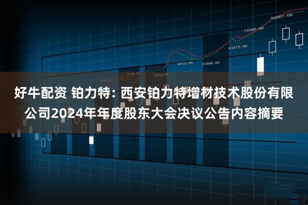 好牛配资 铂力特: 西安铂力特增材技术股份有限公司2024年年度股东大会决议公告内容摘要