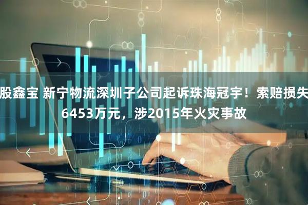 股鑫宝 新宁物流深圳子公司起诉珠海冠宇！索赔损失6453万元，涉2015年火灾事故